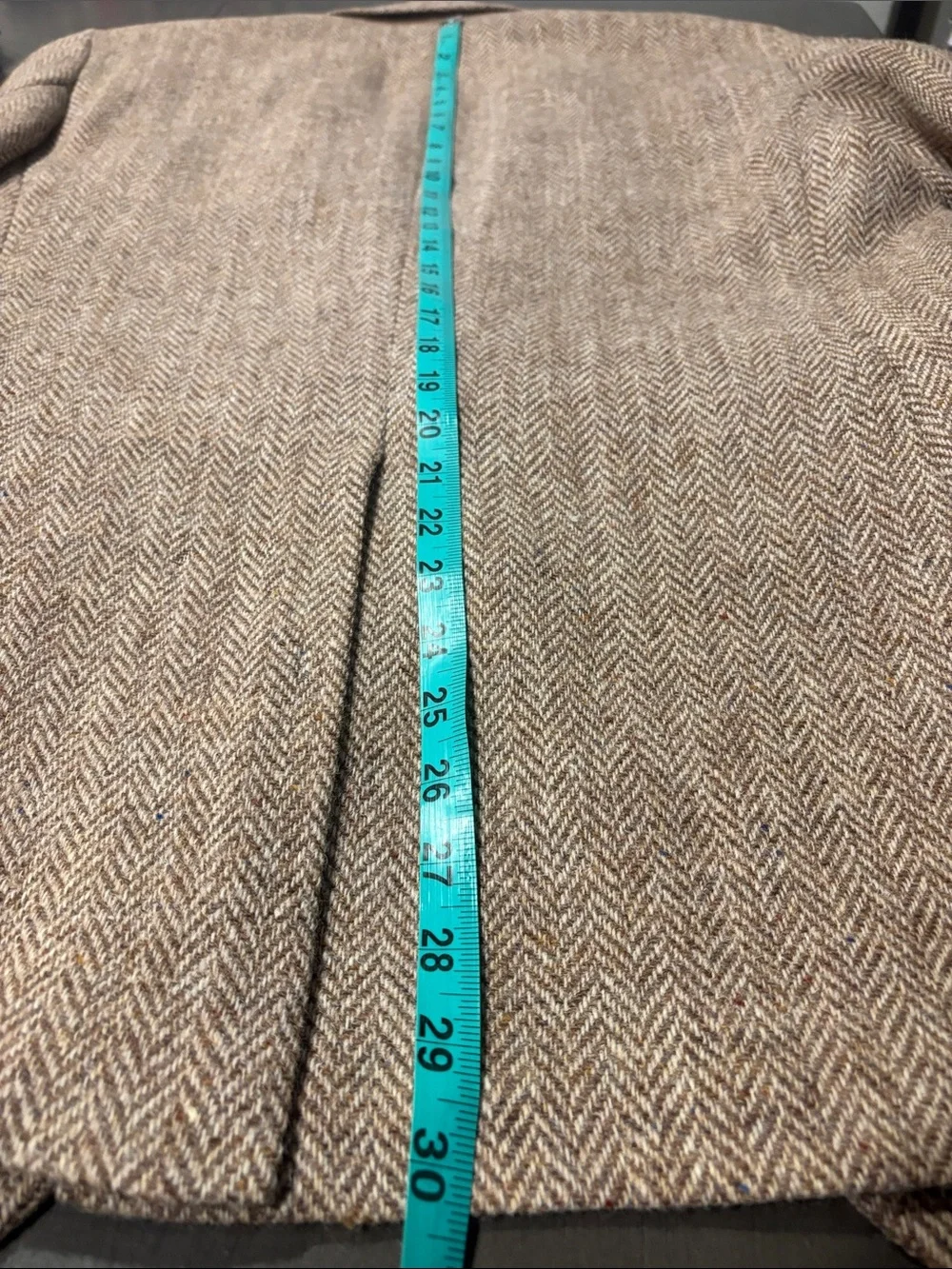 🤎 Harris Tweed Brown Herringbone Wool Blazer Men’s 36 Two Button Sport Coat 🤎